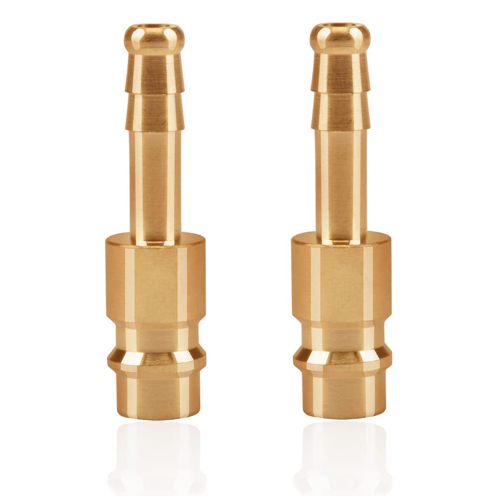 2stk Air Line Connectors DN6 Euro Airline Hose Compressor Fittings Air Coupler and Plug Kit Couplings Connector Male — image 1