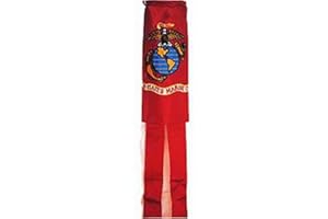 Tromic Gifts U.S.M.C. Embroidered 60" Windsock