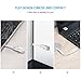 XINCA Cat6 Ethernet Cable 50 ft White Gigabit Flat Network LAN Cable with 25 pcs Cable Clips Snagless Rj45 Connectors for Computer/Modem/Router/X-Box Faster Than Cat5e/Cat5