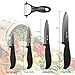 InnoLife Ceramic Kitchen Knife Set With Sheath - 6