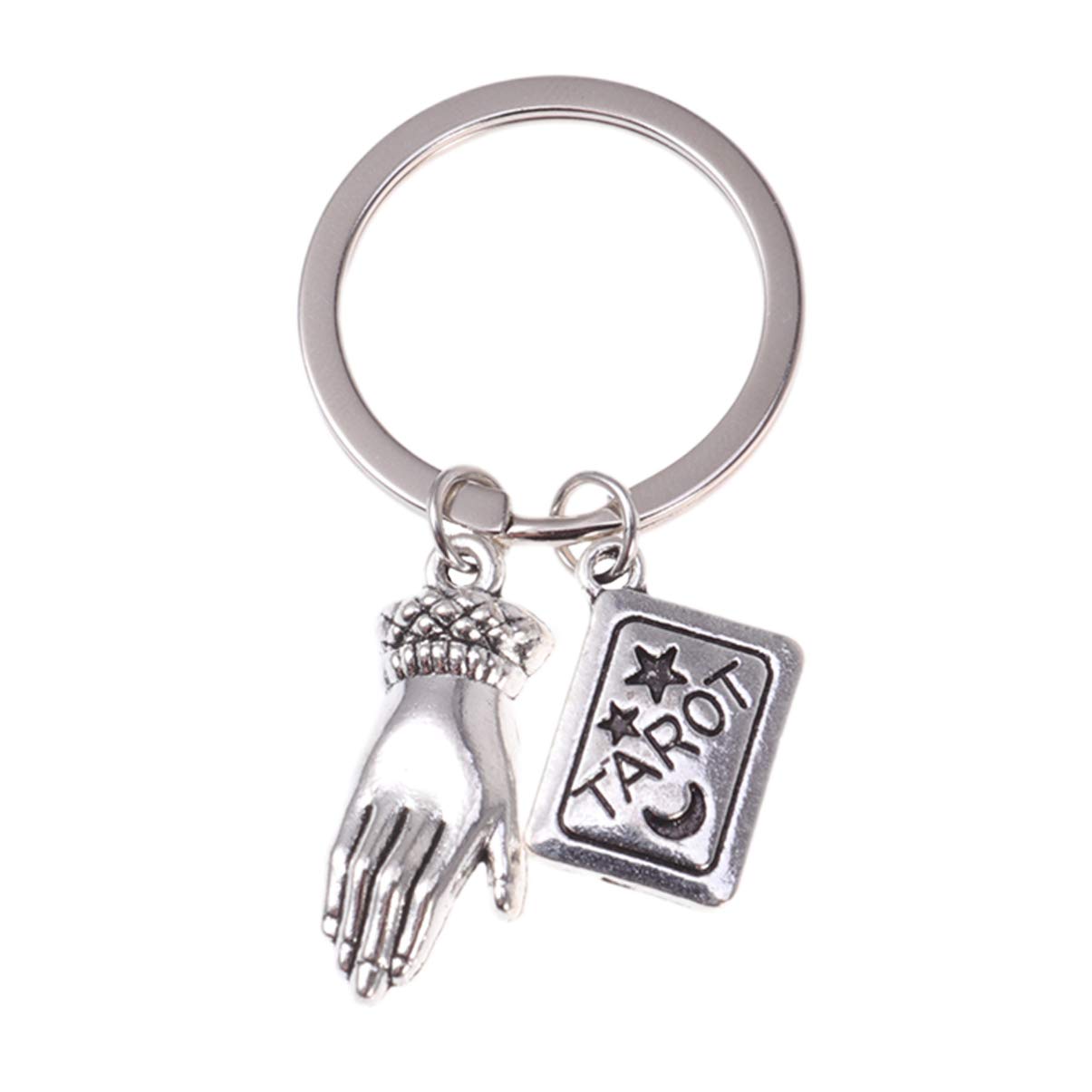 Tarot Key Chain Witches Keychain Pendant Moon and Star Keychain Charm Purse Pendant Handbag Decoration for Friends