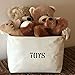 HALOFUN OrganizerLogic Toy Storage Bins Beige - Blue - 22