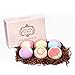 Citrus&Wheat 6X4.2 Oz Bath Bombs Gift Set | All Natural & Organic Spa Fizzies With Shea Butter | Promote Relaxation, Moisturize, Revitalize & Cleanse Your Skin