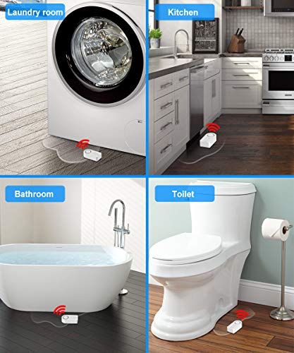 image for MINGER 2 Pack B5054001 Water Leak Detector, Govee Wireless Water Senso