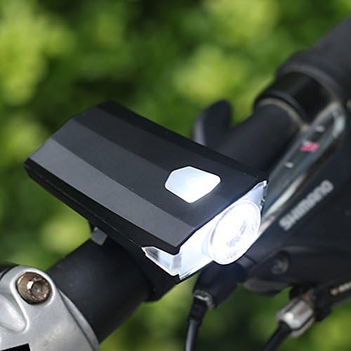 Bike Bicycle LED Light Waterproof USB Rechargeable Versatile Usage Flashlight Easy to Install for Kids Men Women Cycling Safety