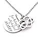N.egret Infinity Love Heart Pendant Necklace Sisters and Friends Wedding Gift Birthday Anniversary (Thank You)