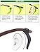Spectacle Hooks Sports Eyeglass Holder Spectacle Retainer Comfortable Silicone Anti-slip Holder for Kids Women Men - Removable Ear Grip Hook for Eyeglass - 6 Pair - Clear