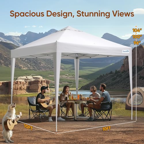Quictent 10x10 Pop Up Canopy Tent: Portable Instant Shelter for Outdoor Events image 26
