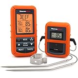 ThermoPro TP20 Wireless Remote Digital Cooking Food Meat Thermometer with Dual Probe for Smoker Grill BBQ Thermometer