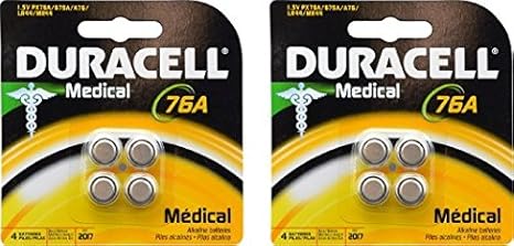 Coin Button Cell Duracell Lr44 Duralock 1 5v Button Cell Battery 6 Count Health Household