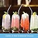 WEBSUN Reusable Silicone Straws Set With Pouch LFGB Approved, 6 PCS Silicone Straws for 30/20oz Yeti/Ozark/Rtic Tumblers, 2 PCS Metal Straws & 2 Cleaning Brushes