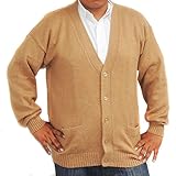 CELITAS DESIGN Men's Cardigan Alpaca Vneck Buttons and Pockets