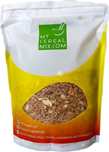 Low Carb High Protein Cereal - Nuts, Seeds and Fruits No Sugar Added All-Natural Grain-Free Cereal - Apple and Apricot 24 oz
