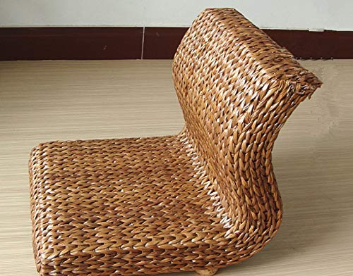 HUAWELL Japanese Style Handcrafted Eco-Friendly Breathable Padded Knitted Tea Table + 2 Seat Floor Cushions Set,Hand Woven Tatami Coffee Table and Floor Cushion (Chair) - Thumbnail 2