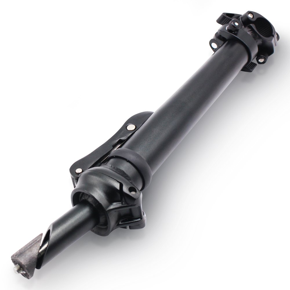 Photo 1 of SENQI Aluminum Alloy 25.4mm×25.4mm Folding Stem with Teeth Adjustable Folding Riser Stem Set Bicycle Accessories BSZ003(Black)