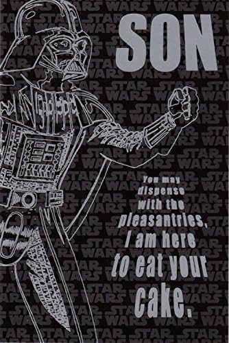 Official Licensed Darth Vader Son Birthday Card Star Wars