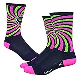 DeFeet AirEator 6in That 70s Sock Cycling/Running Socks - AIRTCOSM