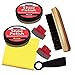 JobSite Shoe Care Shine Kit - Travel Bag - Includes: Shine Brush, Shoe Polish, Polish Sponges, Shoe Horn, Shine Cloth