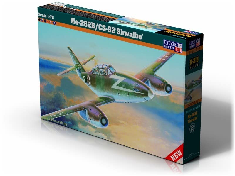 MisterCraft MCD215 1:72 Scale Me-262B/CS-92 Shwalbe Model