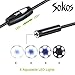 Endoscope, Snake Camera, Sokos Micro USB Borescope Waterproof Inspection Camera for Laptops and USB OTG Compatible Android Smartphones (1M)