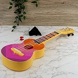 The Magic Toy Shop 19" Pink Ukulele Guitar 4 Strings Musical Instrument view 9