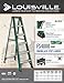 Louisville Ladder 8-Foot Fiberglass Step Ladder, 225-Pound Load Capacity, Type II, FS4008