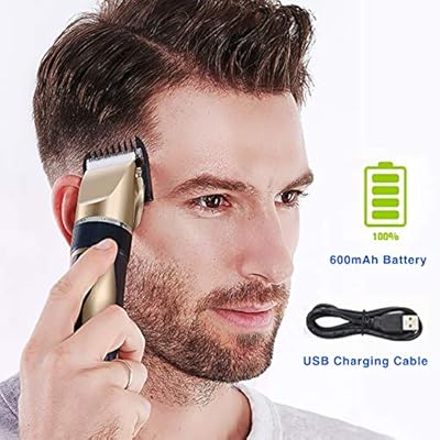 paubea hair clippers for men cordless ceramic blade mens hair trimmer beard tr