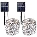AMIR Upgraded Solar String Lights, 200 LED Copper Wire Lights, 72ft 8 Modes Starry Lights, Waterproof IP65 Fairy Christmas Decorative Lights for Outdoor, Wedding, Home, Party (White - Pack of 2)