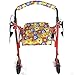 Crutcheze Daisy Bouquet Rollator Walker Seat and Backrest Covers Designer Fashion Accessories Made in USA