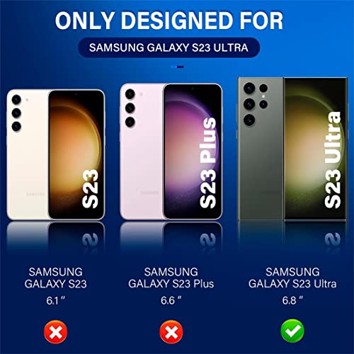 Arshek [3+3 Pack] For Samsung Galaxy S23 Ultra Screen Protector [Not