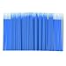 200pcs Eyelash Extension Microbrush Disposable Tattoo Makeup Brushes Cotton Swabs Stick with Plastic Handle, Blue