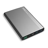 VINSIC Power Bank, 20000mAh Portable Charger with Type-C Ultra Slim External Battery Pack for iPhone Samsung Galaxy HTC, Smartphones