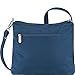 Travelon Anti-Theft Square Crossbody and Wallet Set - Medium RFID Lined Handbag for Travel & Everyday - (Dark Bordeaux/Dusty Rose Interior)