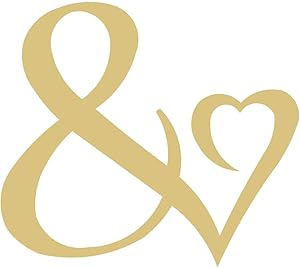 & with Heart Cutout Unfinished Wood Cutout Valentine's Day Decor Door Hanger Everyday MDF Shaped Canvas Style 1 (6