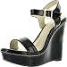Kayleen CHERI-1 Women's Patent Strappy High Heel Platform Wedge Sandals
