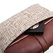 ECOSUSI Women Shoulder Crossbody Bag Flap-over Vintage Handbag Purse with Back Pocket, Brown