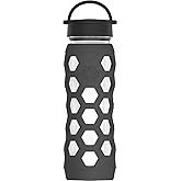 Lifefactory 22oz Bottle Classic Cap Hex Carbon