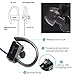 Bluetooth Headphones Earhook,Kaleep Sweatproof Noise Canceling Wireless Earbuds Headset Over Ear with Mic&Ergonomic Earclip Sport Running Bluetooth Earpiece Earphones for Work Out,Gym,Driving-Black
