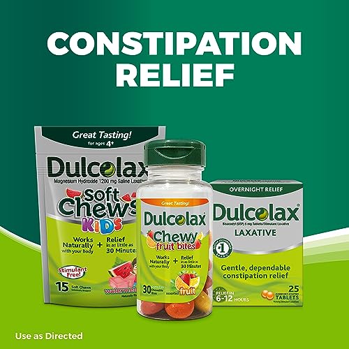Dulcolax Overnight Relief Laxative For Gentle Constipation Relief