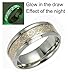 Tanyoyo Celtic Dragon Rings for Men Women Stainless Steel Luminous Glow Wedding Band Silver Golden Jewelry (14)