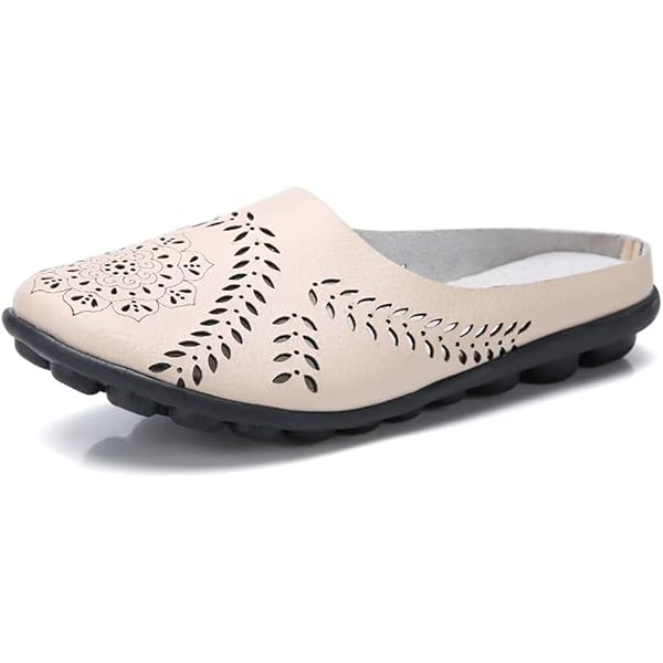 Amazon.com | Women's Owlkay Casual All-Match Hollow Slippers,Soft