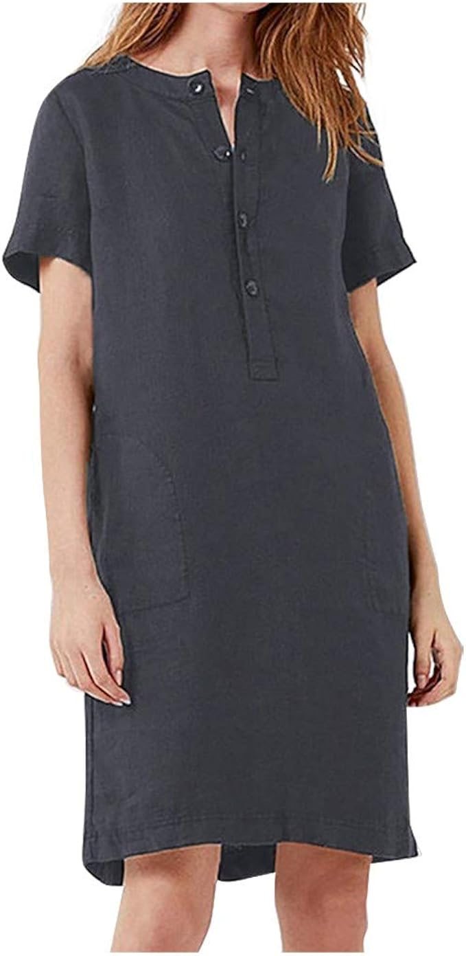 button up summer dress