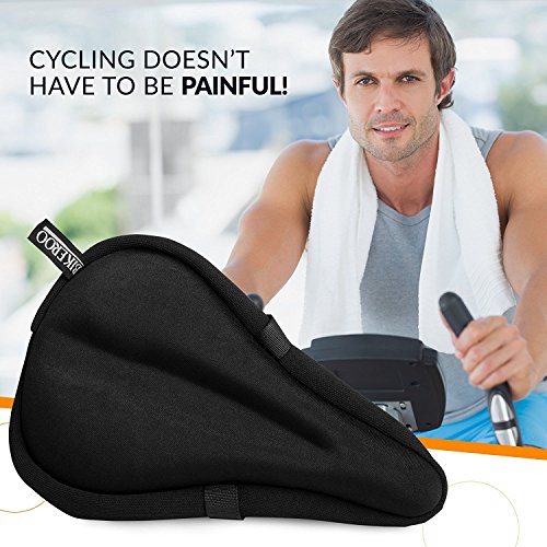 Most Comfortable Exercise Bike Seat Cushion Soft Gel Pad