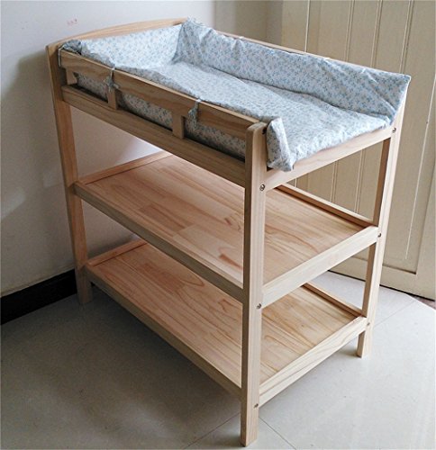 Baby Changing Table Dellt Solid Wood Pine With Wheels Baby Massage