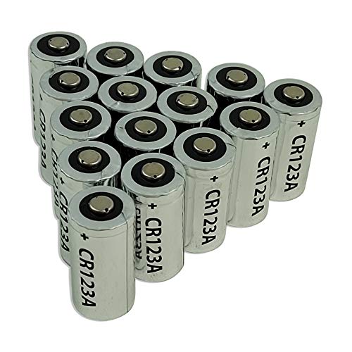 CR123A 3V Lithium Batteries, 15 Pack Pricepulse