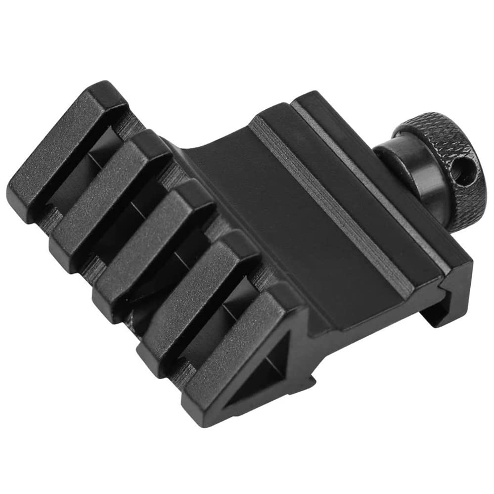 YONCONO Tactical 45 Degree Angle Offset Mount 4 Slot 20 mm Weaver/Picatinny Rail Quick Release Adapter for Hunting