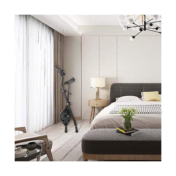 himaly-F-Bike-Exercise-Bike-Fitness-Bike-with-LCD-Display-and-8-Level-Adjustable-Magnetic-Resistance-Foldable-Indoor-Trainer-for-Home-Use himaly Exercise Bike Training Indoor,Indoor Cycling Bikes,Bike Stationary Magnetic Resistance,LCD Monitor,Pulse Sensor…