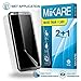 MiiKARE Samsung Galaxy S8 Plus / S8+ [Wet Applied] [Case Friendly] HD Clear Screen Protector Film [No-Lifting] [Easy Installation] [2+1 in Pack]