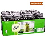 Ball Quart Jar, Wide Mouth, Set of 12