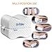 Knee Pillow, Shizzz Orthopedic Memory Foam Leg Pillow for Side Sleepers, Pregnancy - Contoured Wedge Pillow with Removable Cover and Ear Plugs, Ideal for Sciatica Relief, Back, Leg, Hip and Joint Pain